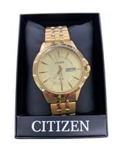 Citizen Mens 41mm Stainless Steel Bracelet Wrist Watch Gold-Tone BF2013-56P
